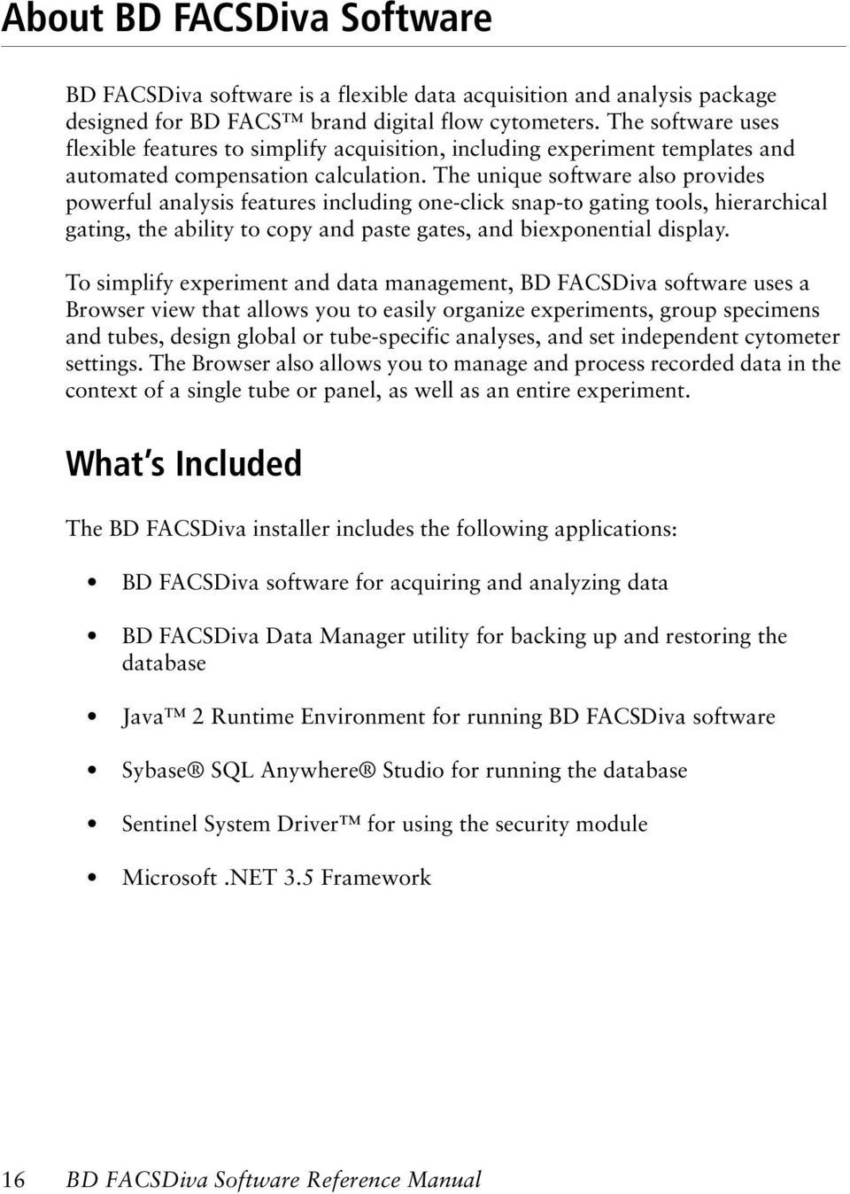 Bd facsdiva software 8.0 reference manual